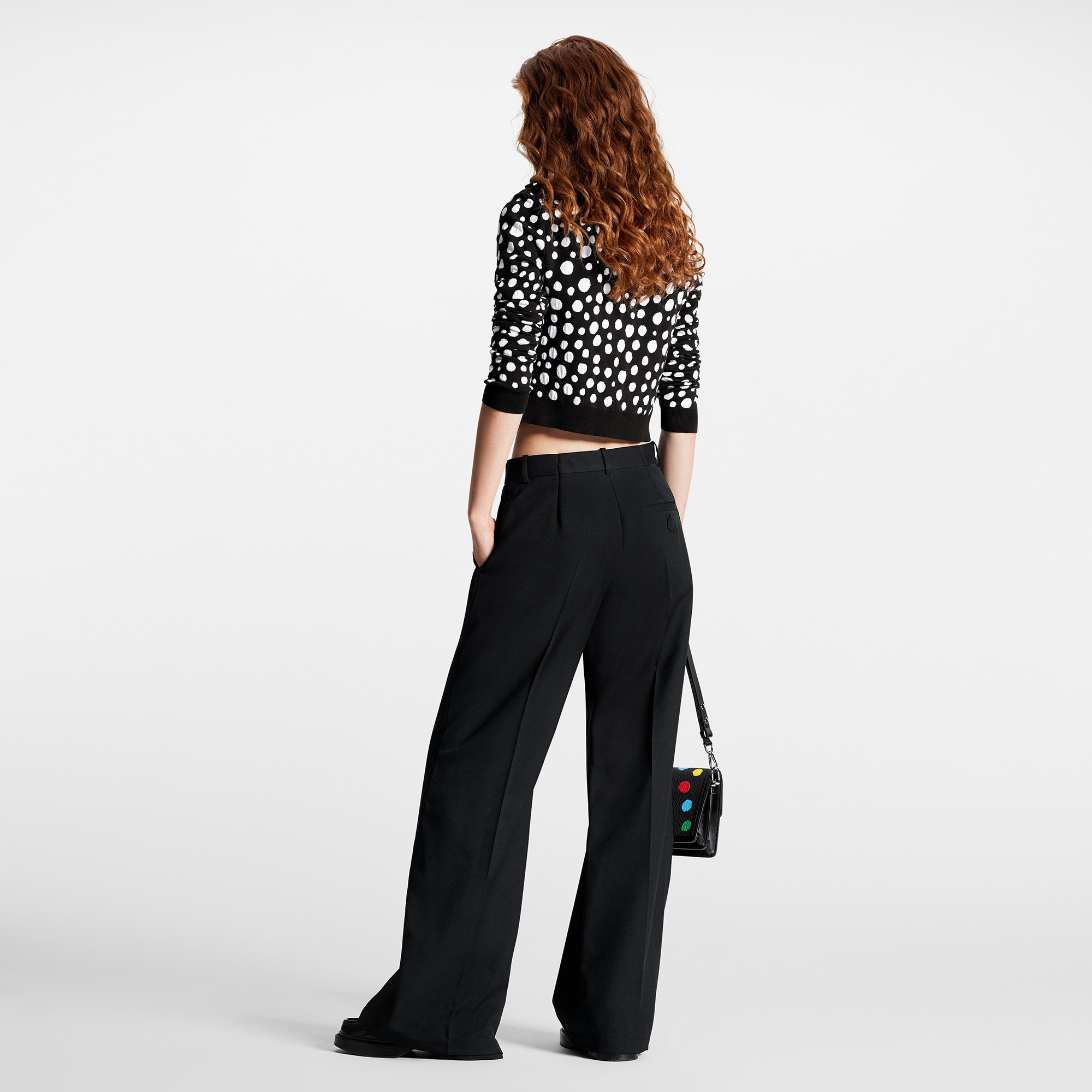 LV x YK Infinity Dots Cropped Pullover - 3
