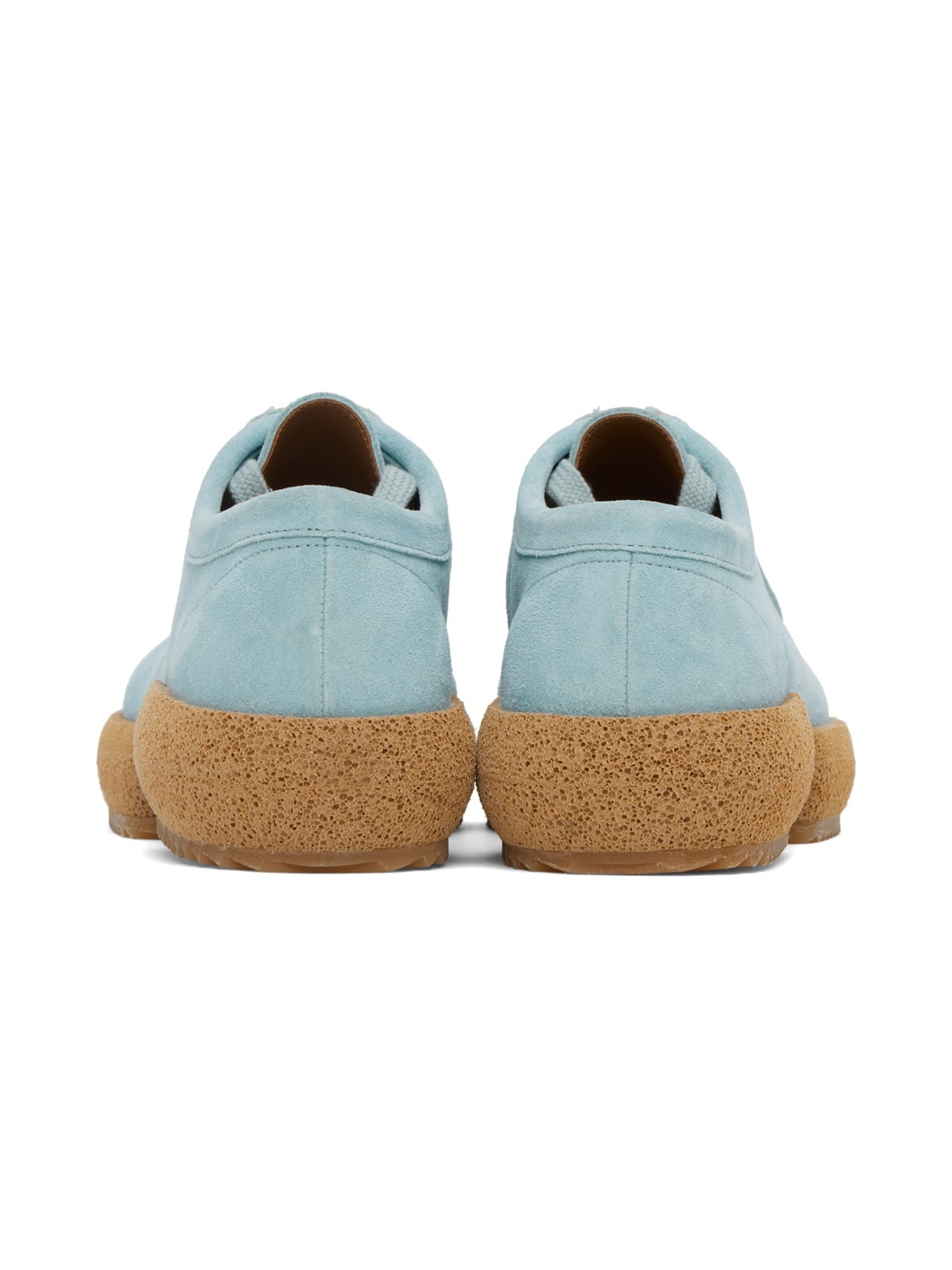 Blue Lace-Up Loafers - 2