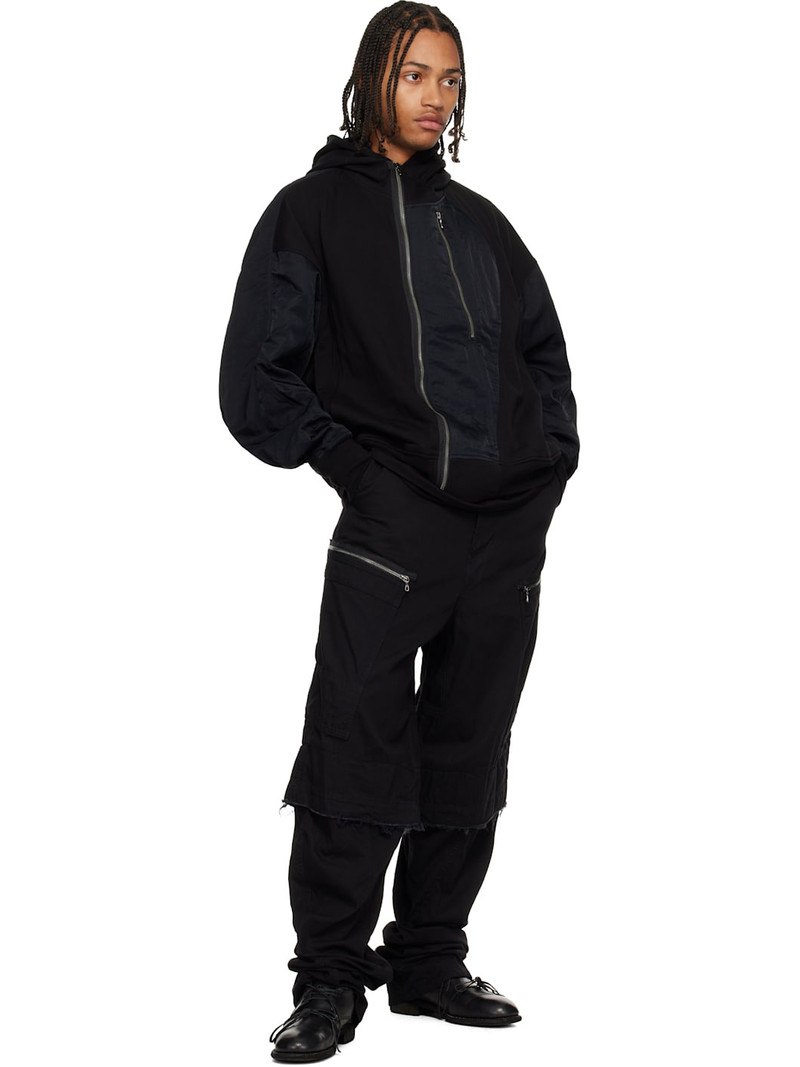 Julius Black Rust Graft Cargo Pants outlook