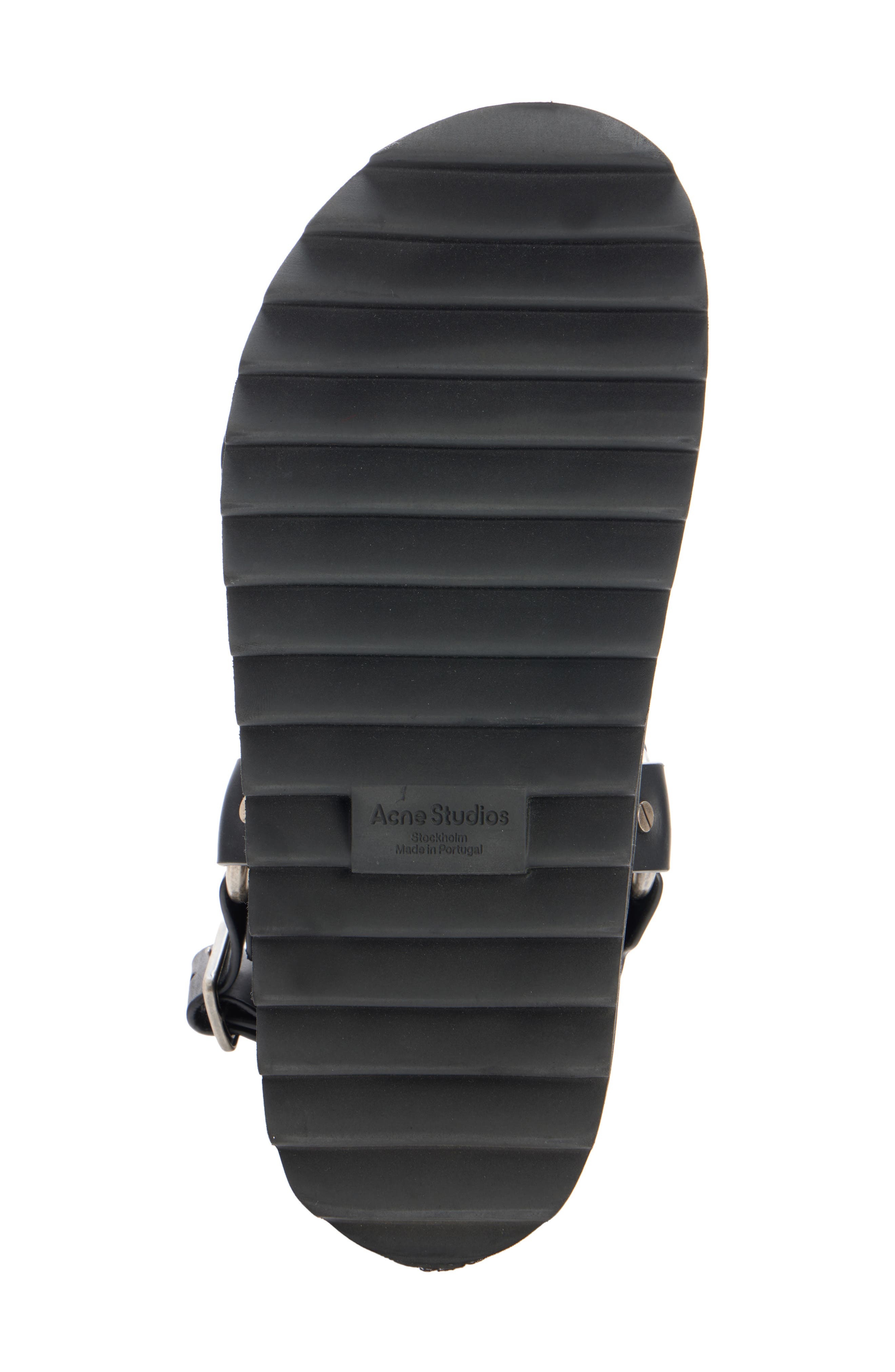 Acne Studios Balius Harness Sandal in Black at Nordstrom - 5