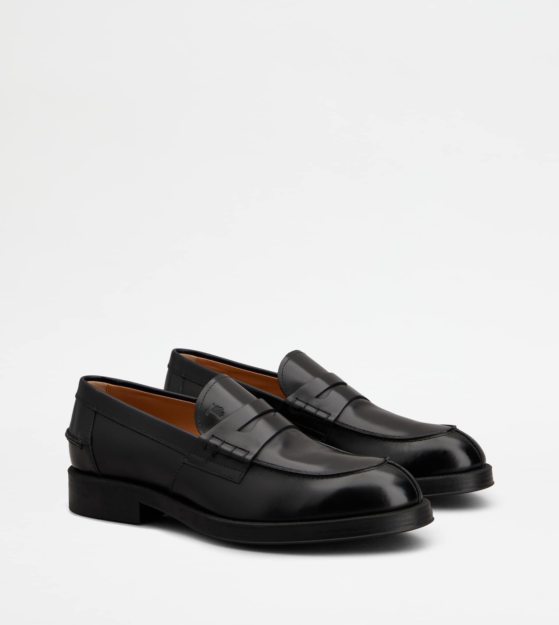 LOAFERS IN LEATHER - BLACK - 2