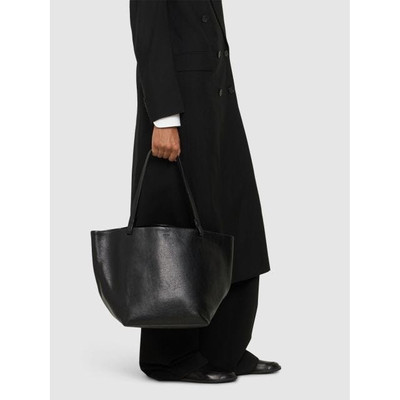 The Row Park tote bag in vintage-effect leather outlook