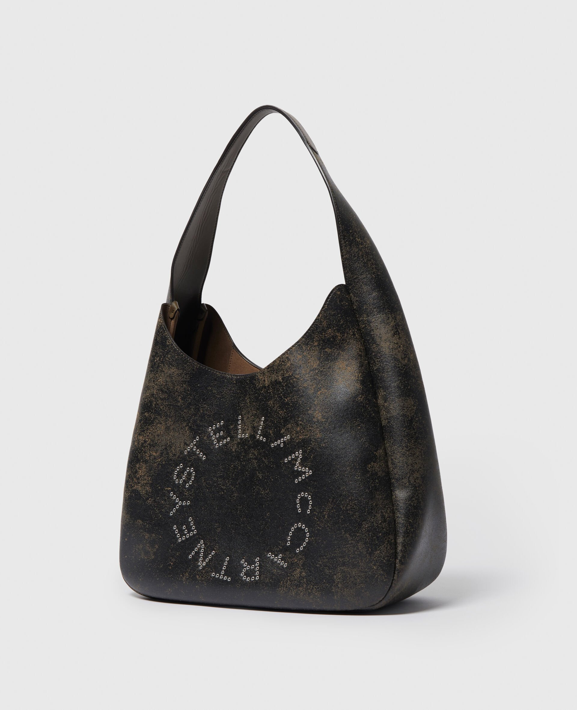 Logo Slouchy Aged Large Hobo Bag - 2