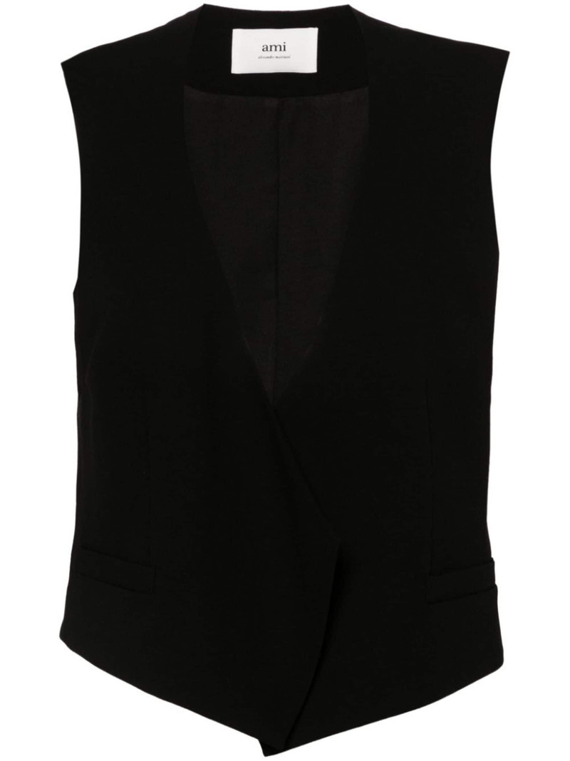 open-front wool waistcoat 1