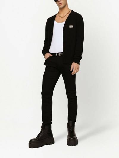 Dolce & Gabbana high-rise straight-leg jeans outlook