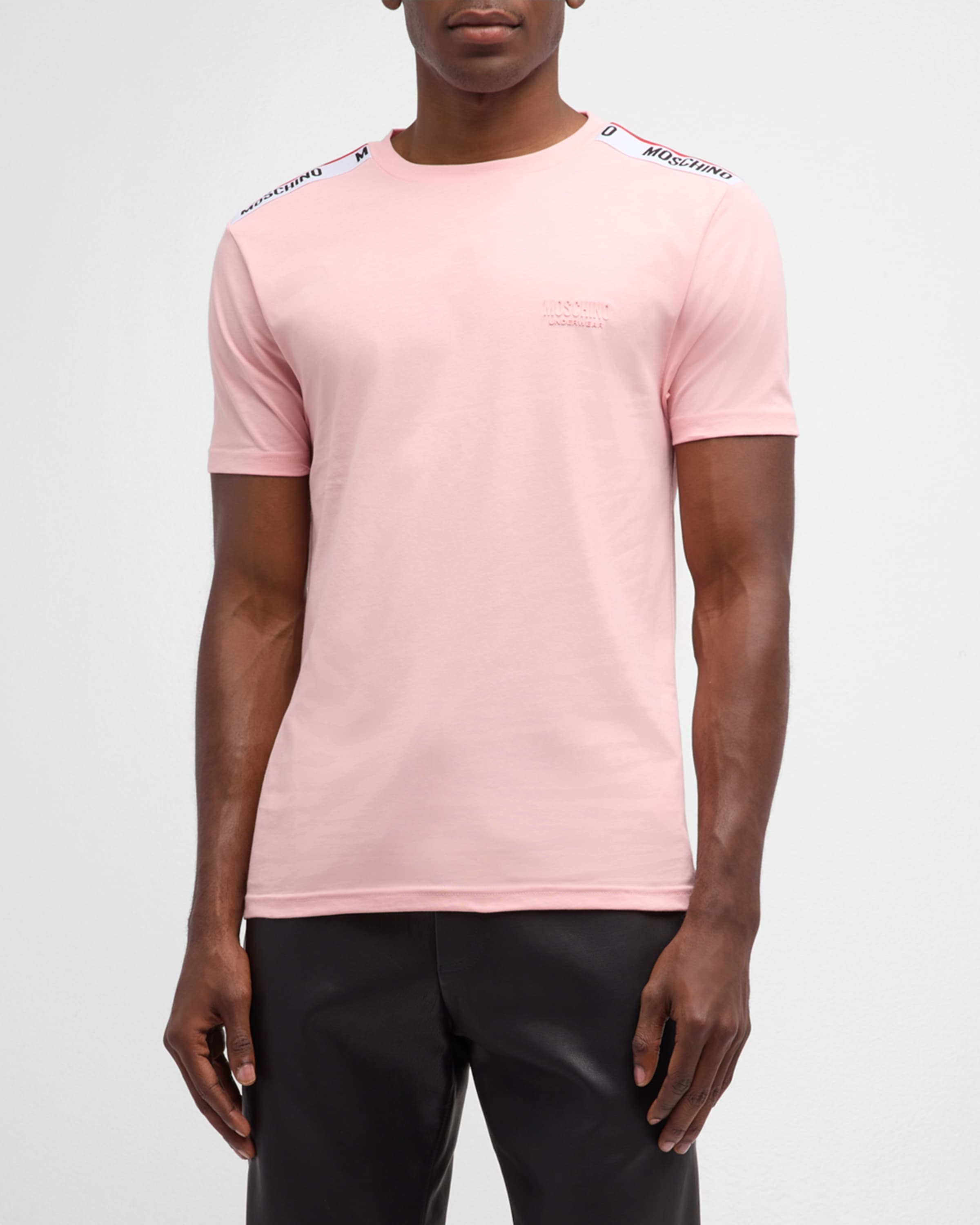 Men's T-Shirt with Shoulder Taping - 2