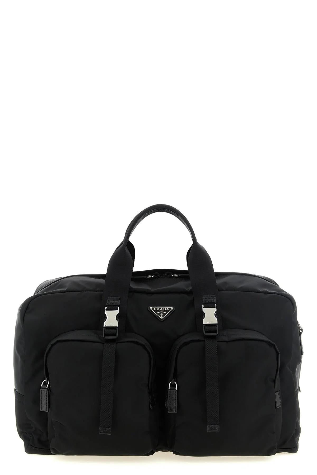 Travel Bag With Metal Buckles - 1
