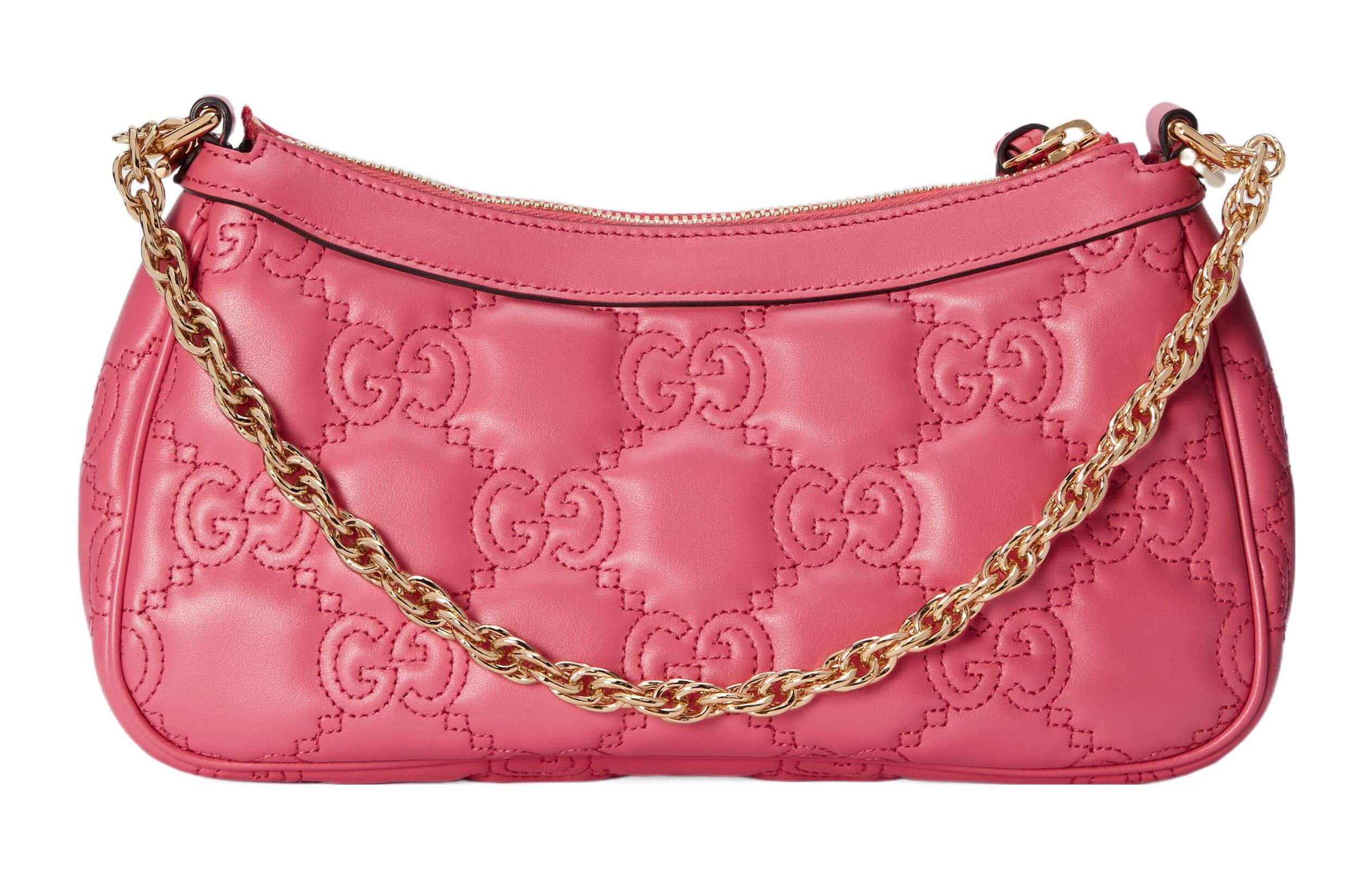 (WMNS) Gucci GG Matelasse Handbag 'Pink' 735049-UM8HG-8550 - 6