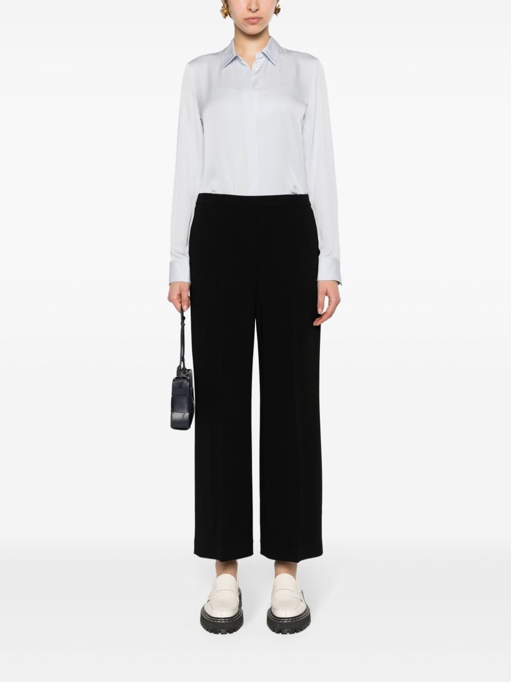 mid-rise wide-leg trousers - 2