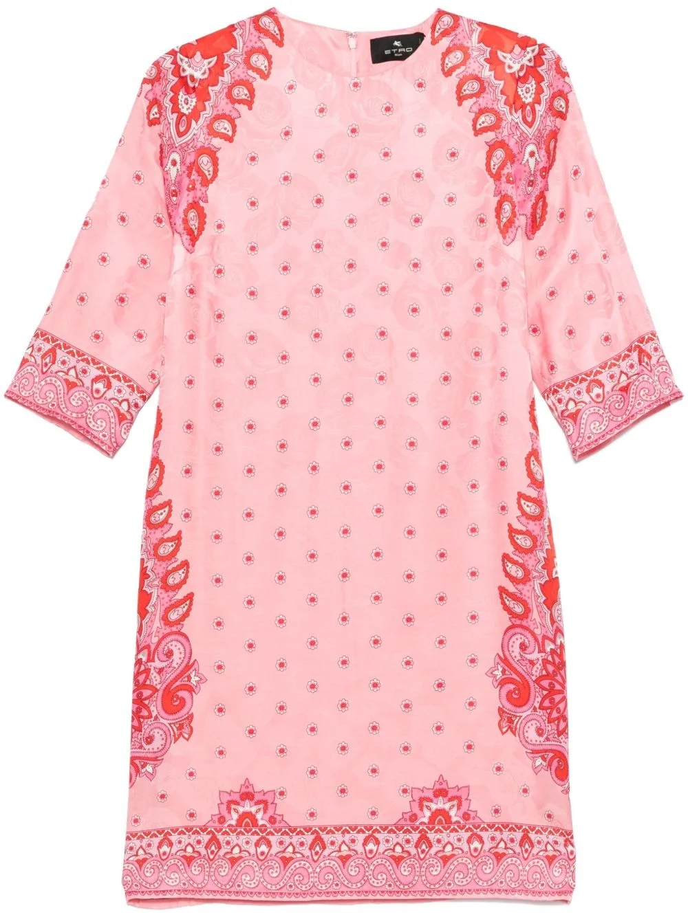 paisley-print mini dress - 1