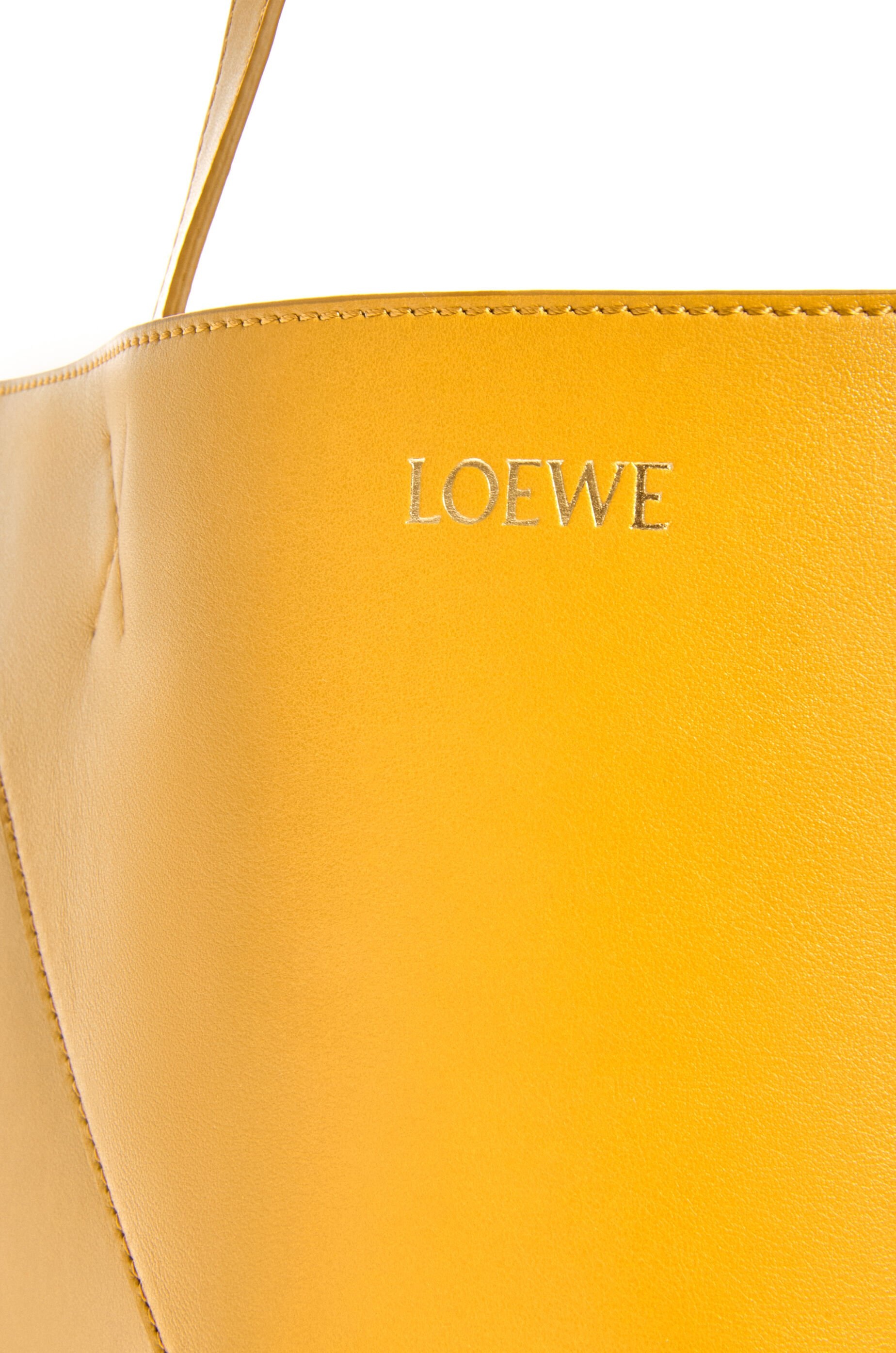 XL Puzzle Fold Tote in shiny calfskin - 7