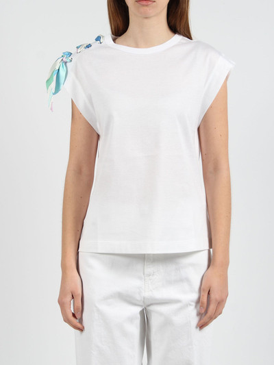 EMILIO PUCCI Marmo-print cotton t-shirt outlook