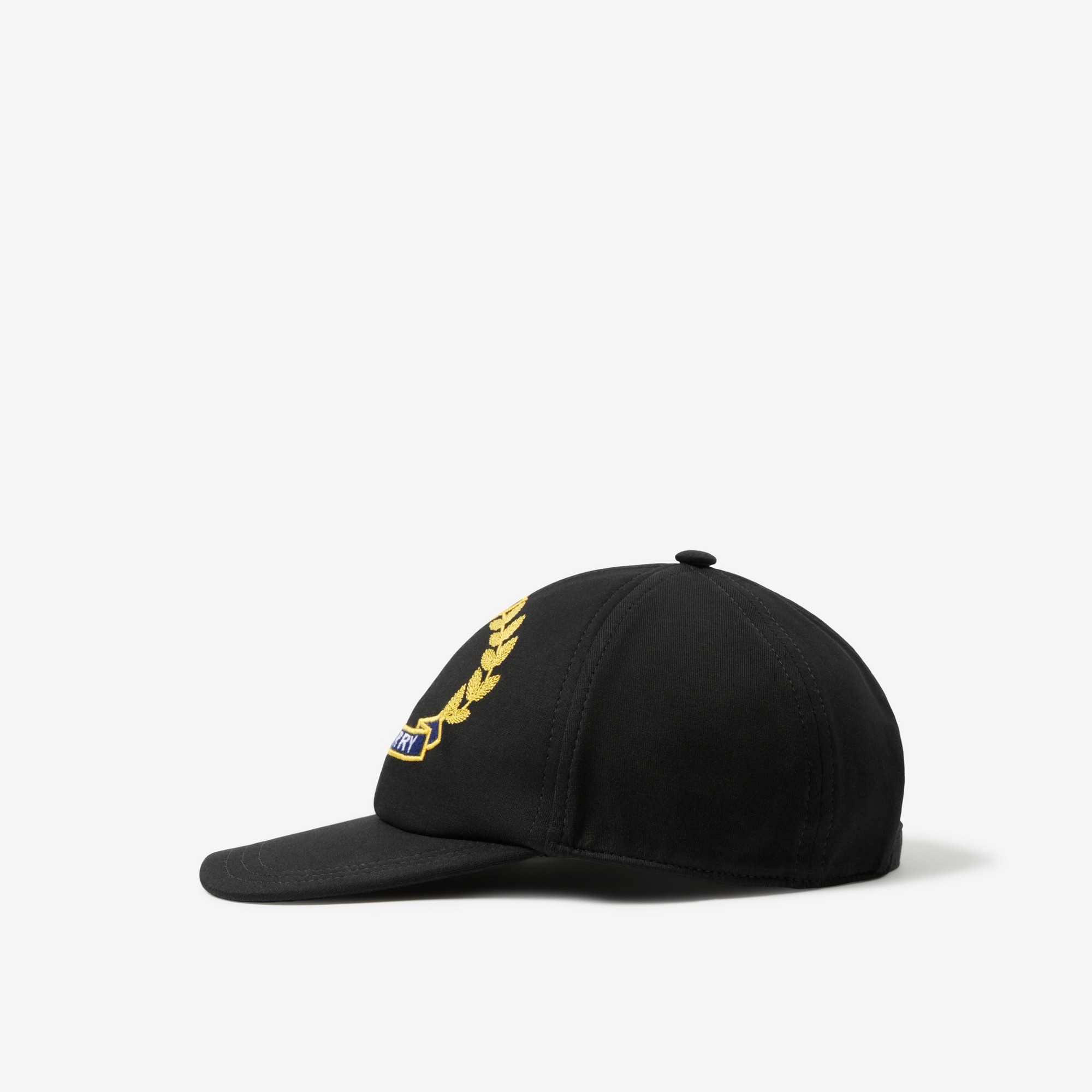 Oak Leaf Crest Cotton Jersey Baseball Cap - 4