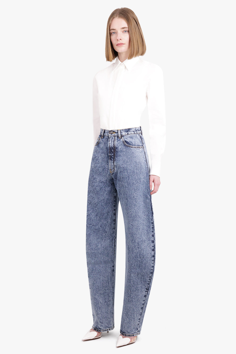 LAYER L/S SHIRT BODYSUIT | WHITE - 3