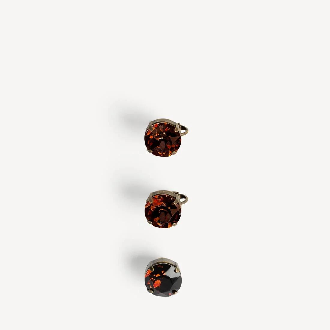 Women's Gala Earrings Set in Dark Gold/smoke - 1