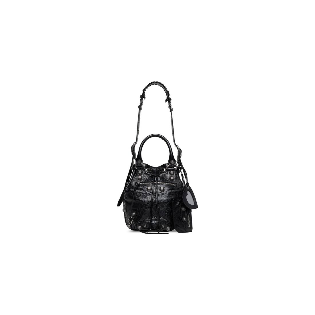 Women's Le Cagole Small Bucket Bag  in Black - 1