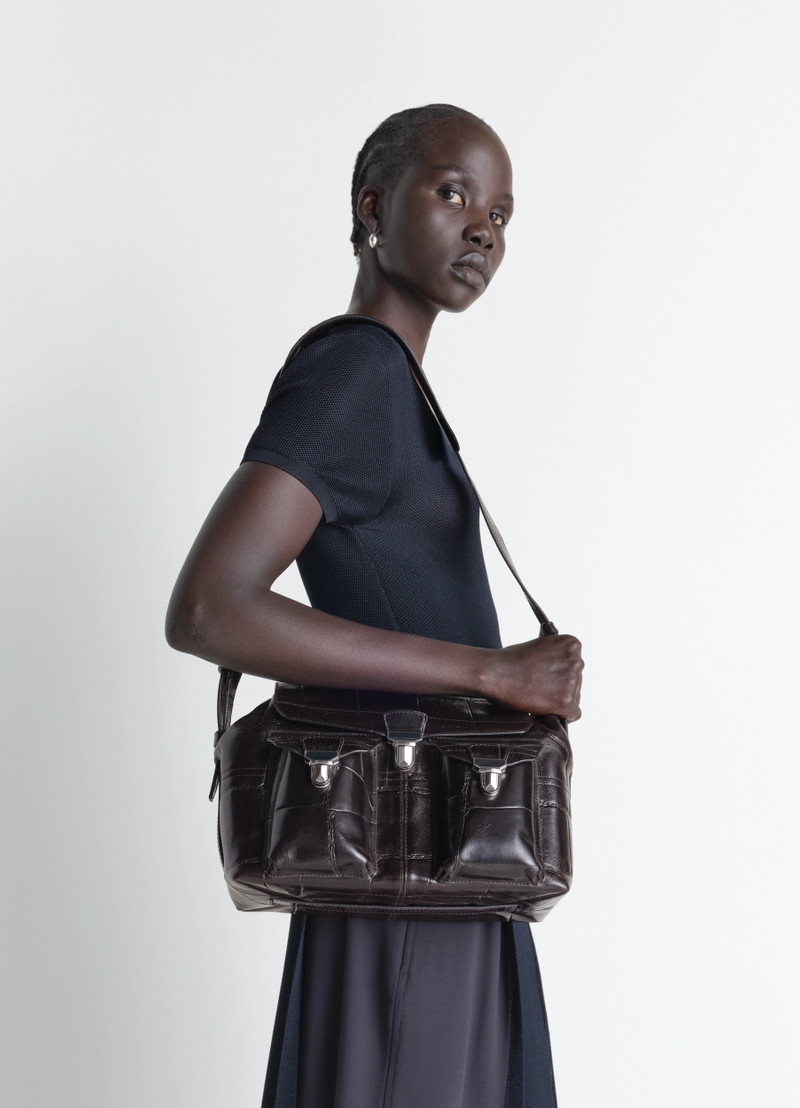 Lemaire MEDIUM SOFT GEAR BAG IN LEATHER outlook