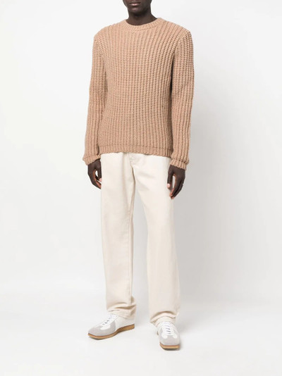 A.P.C. chunky-knit crew-neck jumper outlook