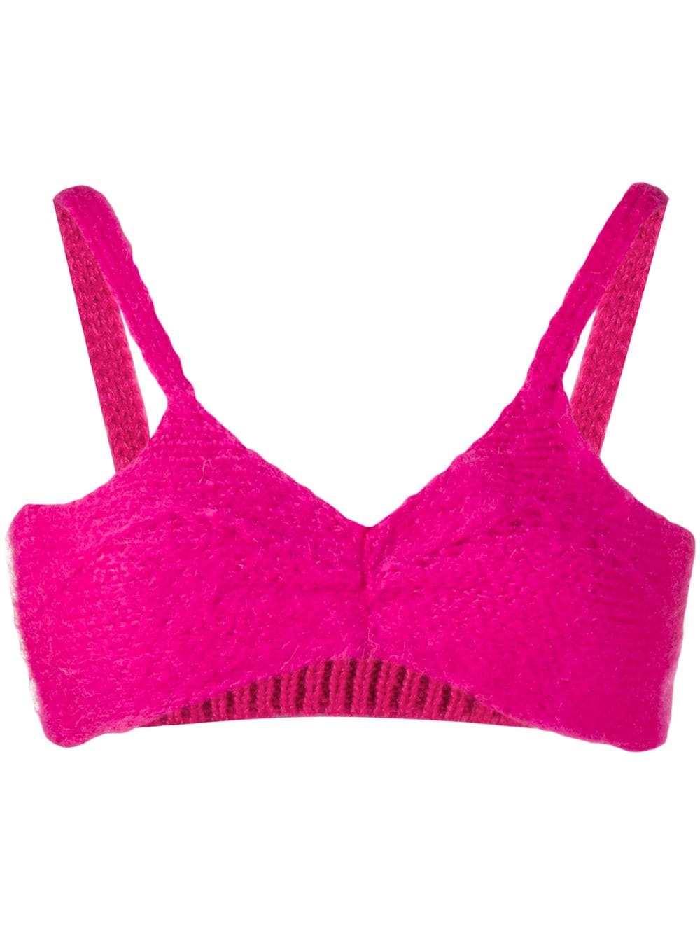 knitted bra top - 1