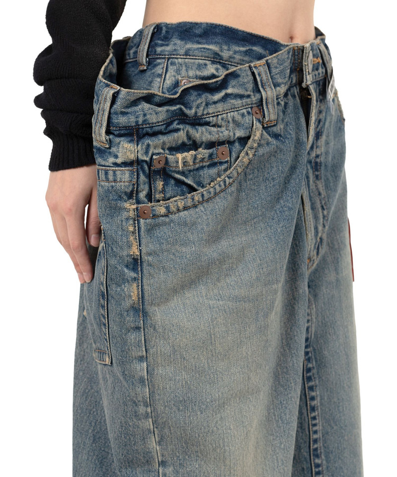 Huge Layered Denim Skirt 15