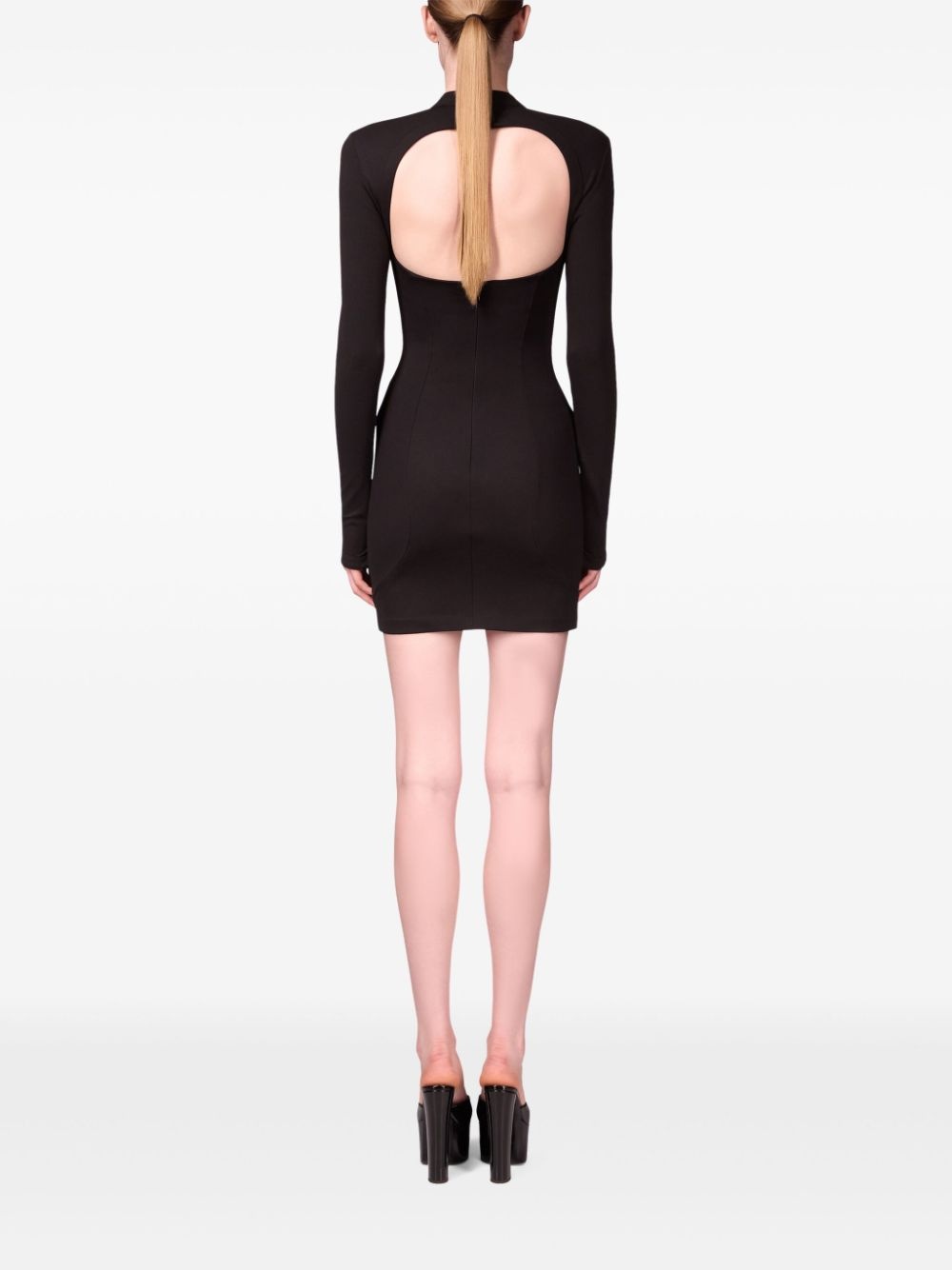 crystal-embellished dress - 4