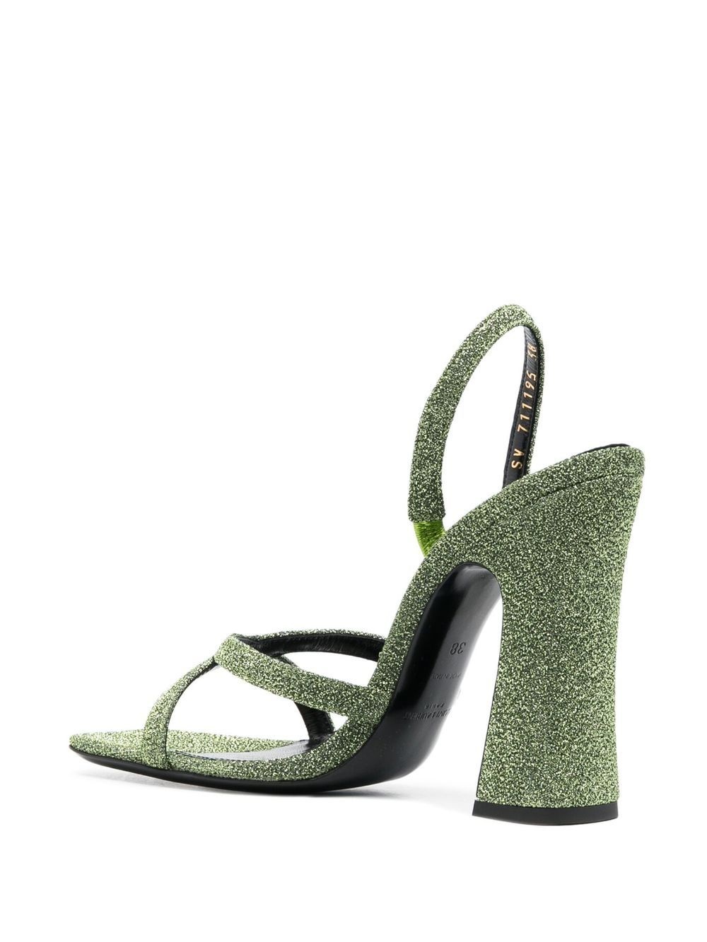 Arancha 110mm lurex sandals - 3