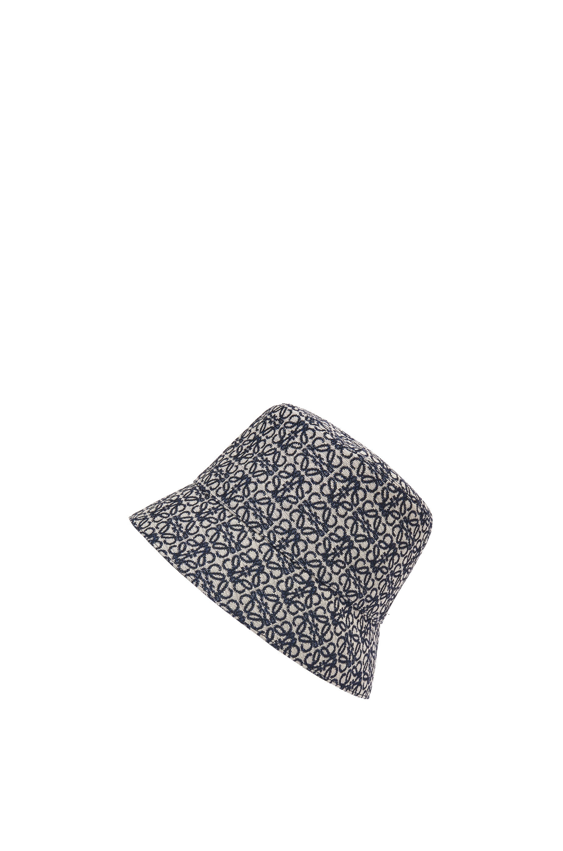 Reversible bucket hat in Anagram jacquard and nylon - 3