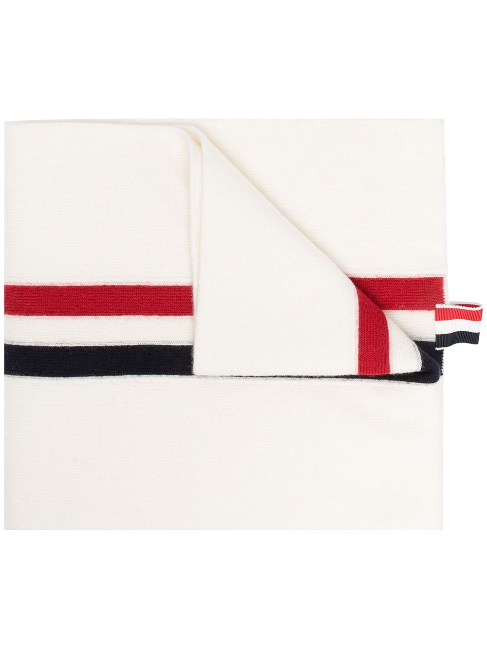 RWB stripe wool scarf - 1