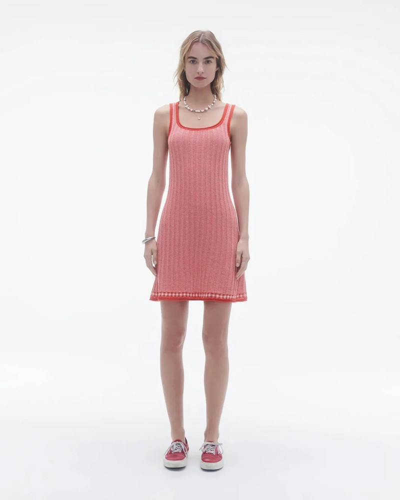 GUEST IN RESIDENCE FINE STRIPE TANK DRESS outlook