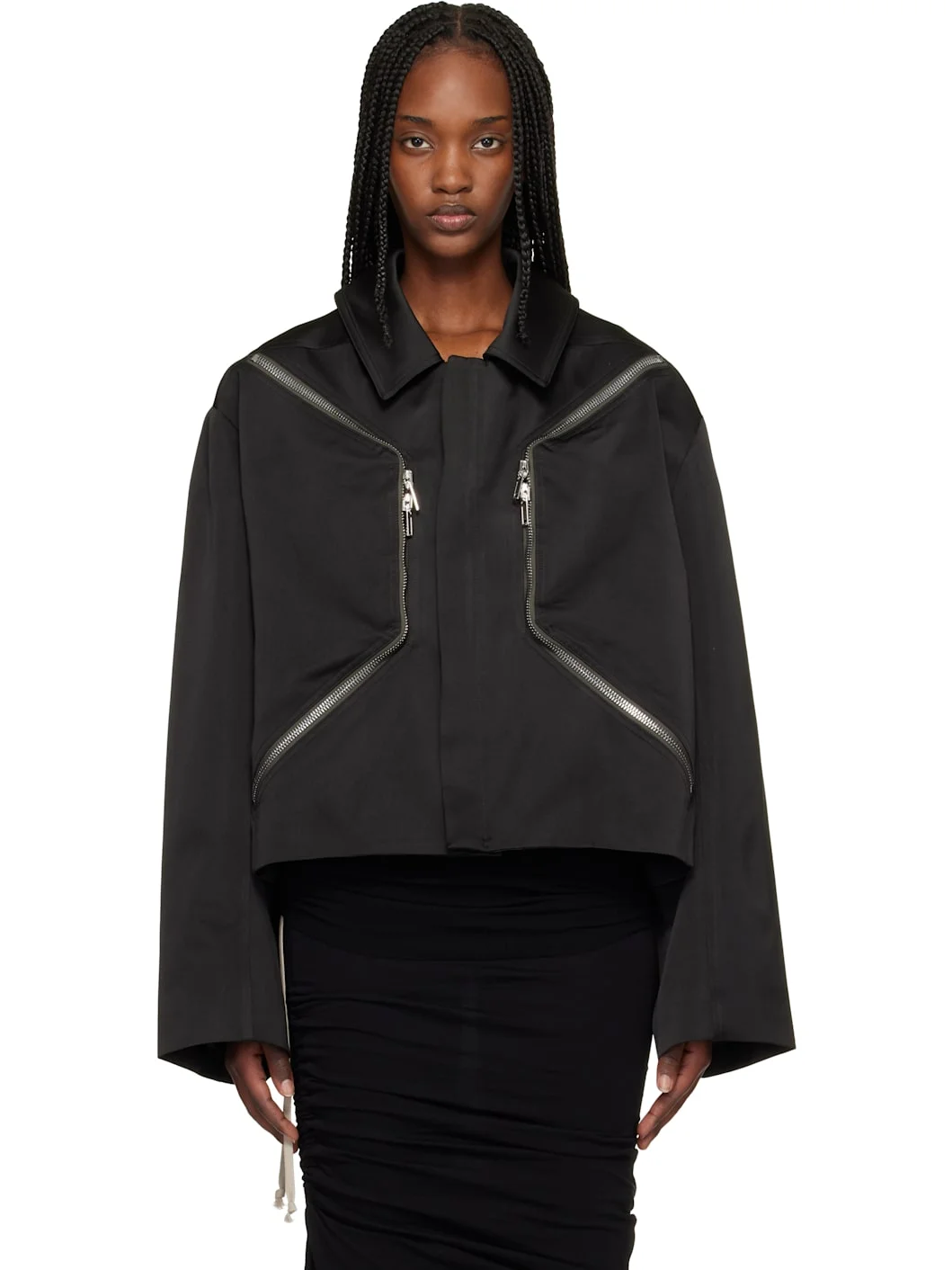Black Temple Heizer Mac Jacket - 1