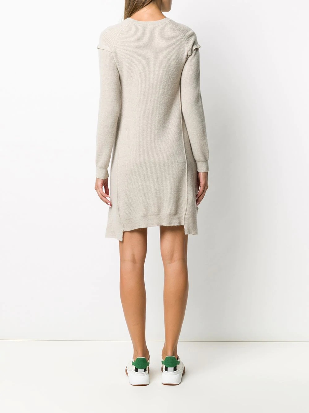 ribbed knitted dress - 4