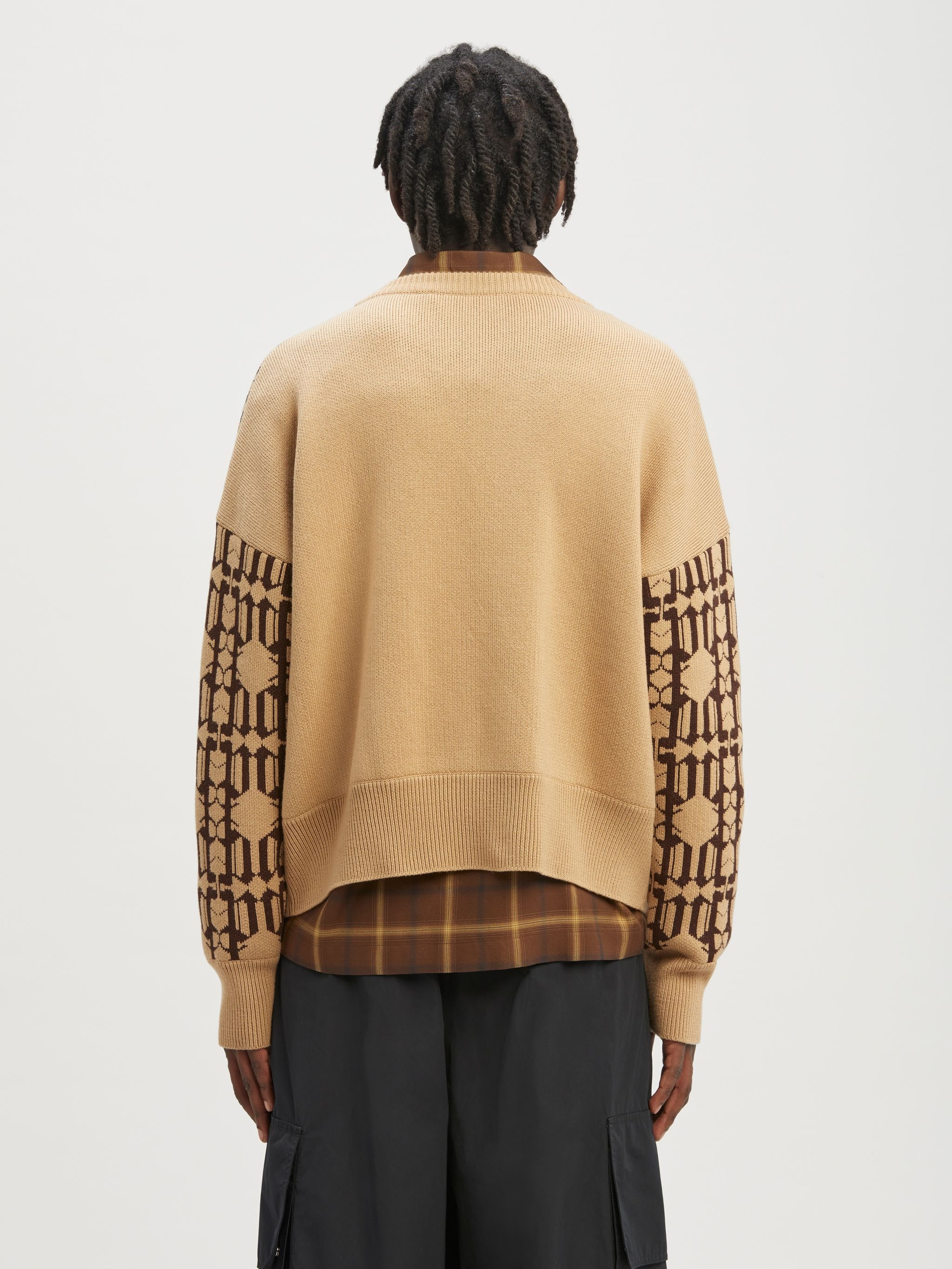 Allover Monogram Jacquard Sweater - 5