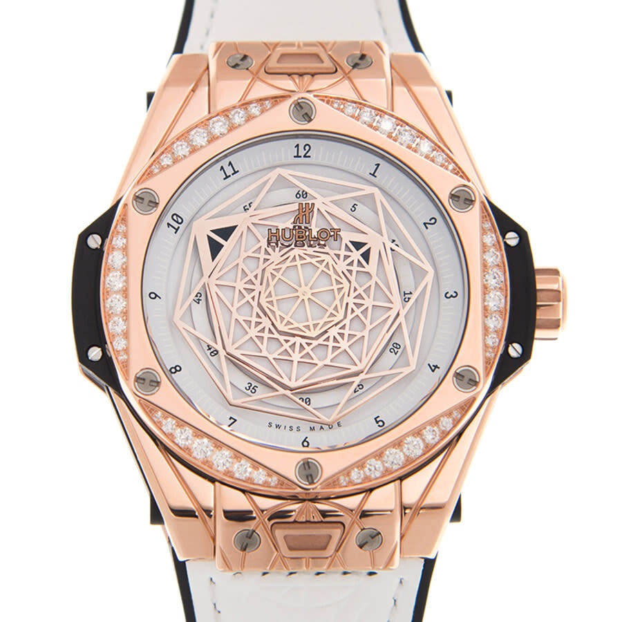 Hublot Big Bang Sang Bleu Automatic White Dial Ladies Watch 465.OS.2028.VR.1204.MXM19 - 2