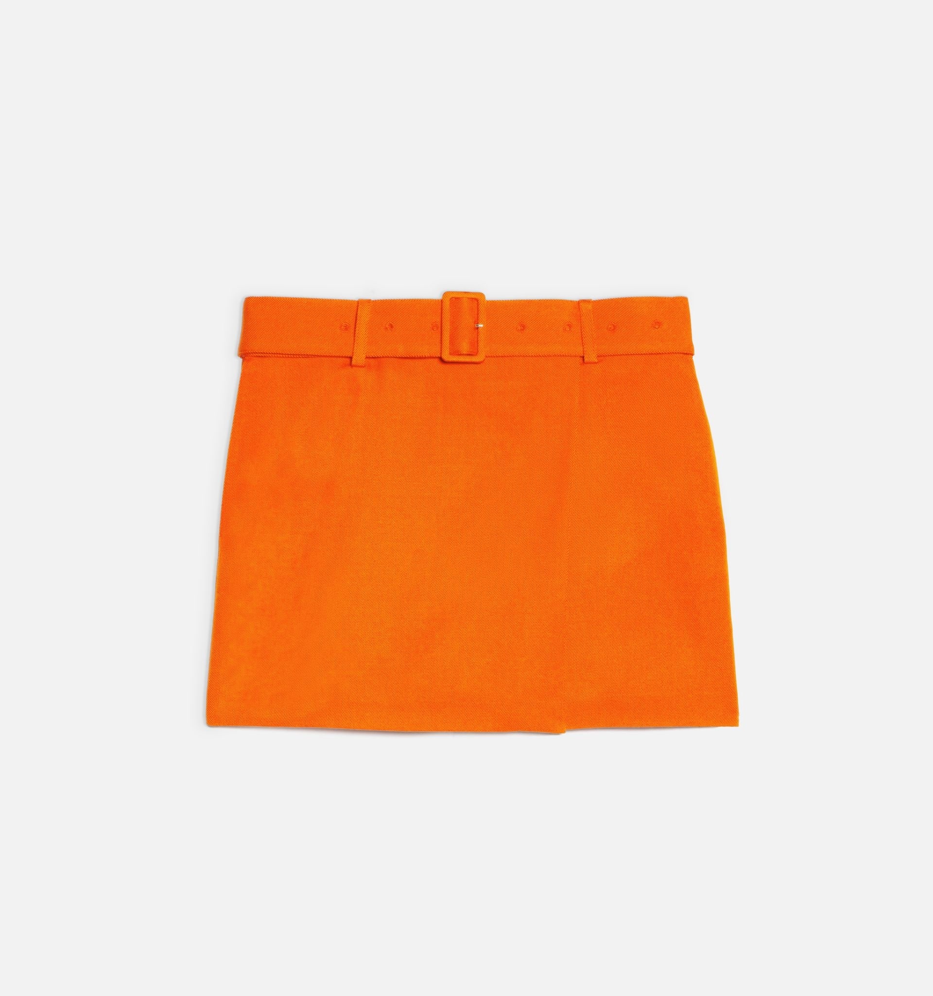 Belted Mini Skirt - 5