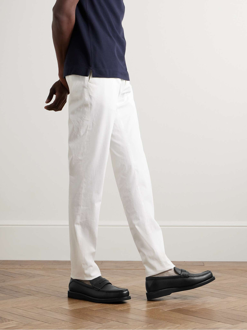 ZEGNA X-Lite Leather Penny Loafers outlook