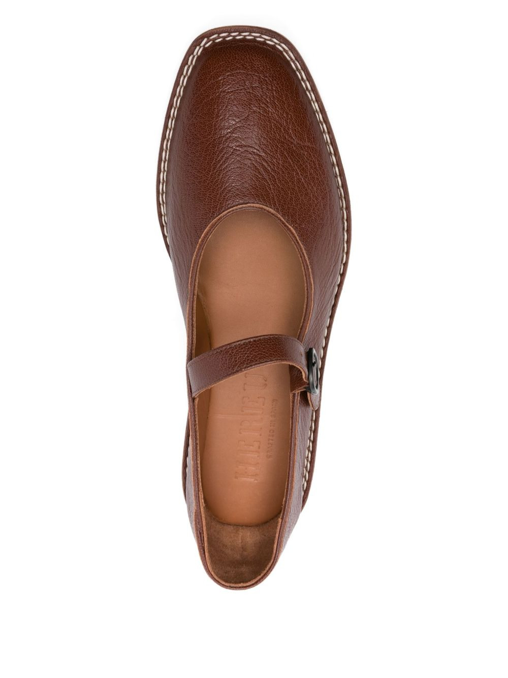 Hereu Women Brava Leather Ballets - 4