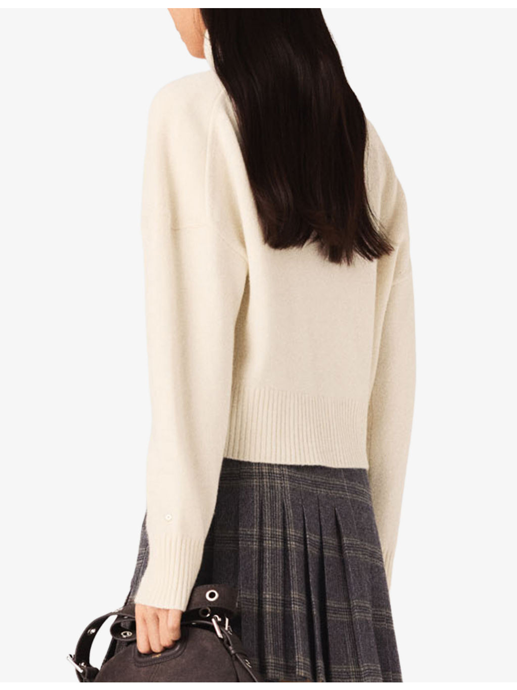 High-Neck Relaxed-Fit Stretch-Cashmere Jumper - 4