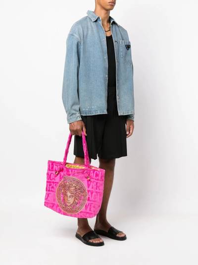 VERSACE Medusa-embellished tote bag outlook