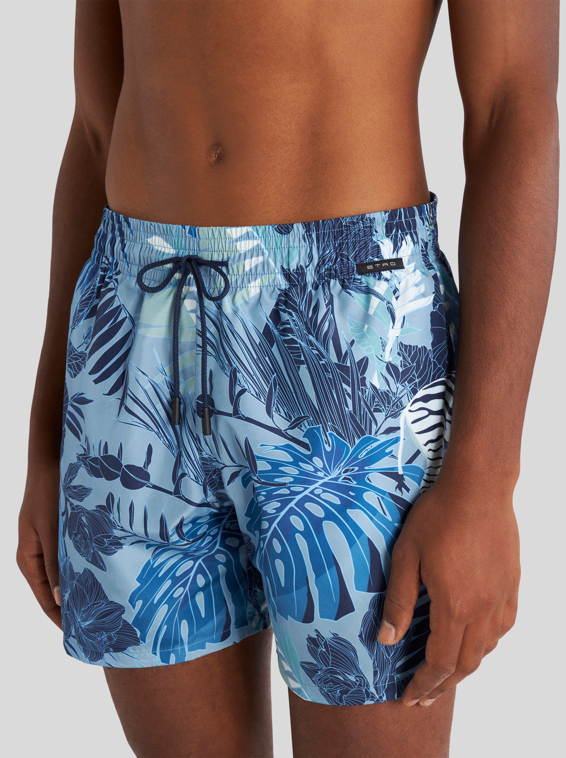 TROPICAL FOLIAGE PRINT COSTUME - 3