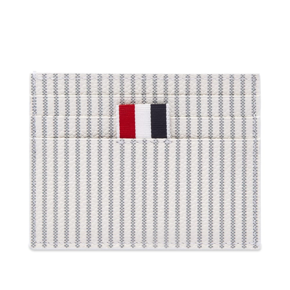 Thom Browne 4 Bar Seasonal Stripe Card Holder - 1