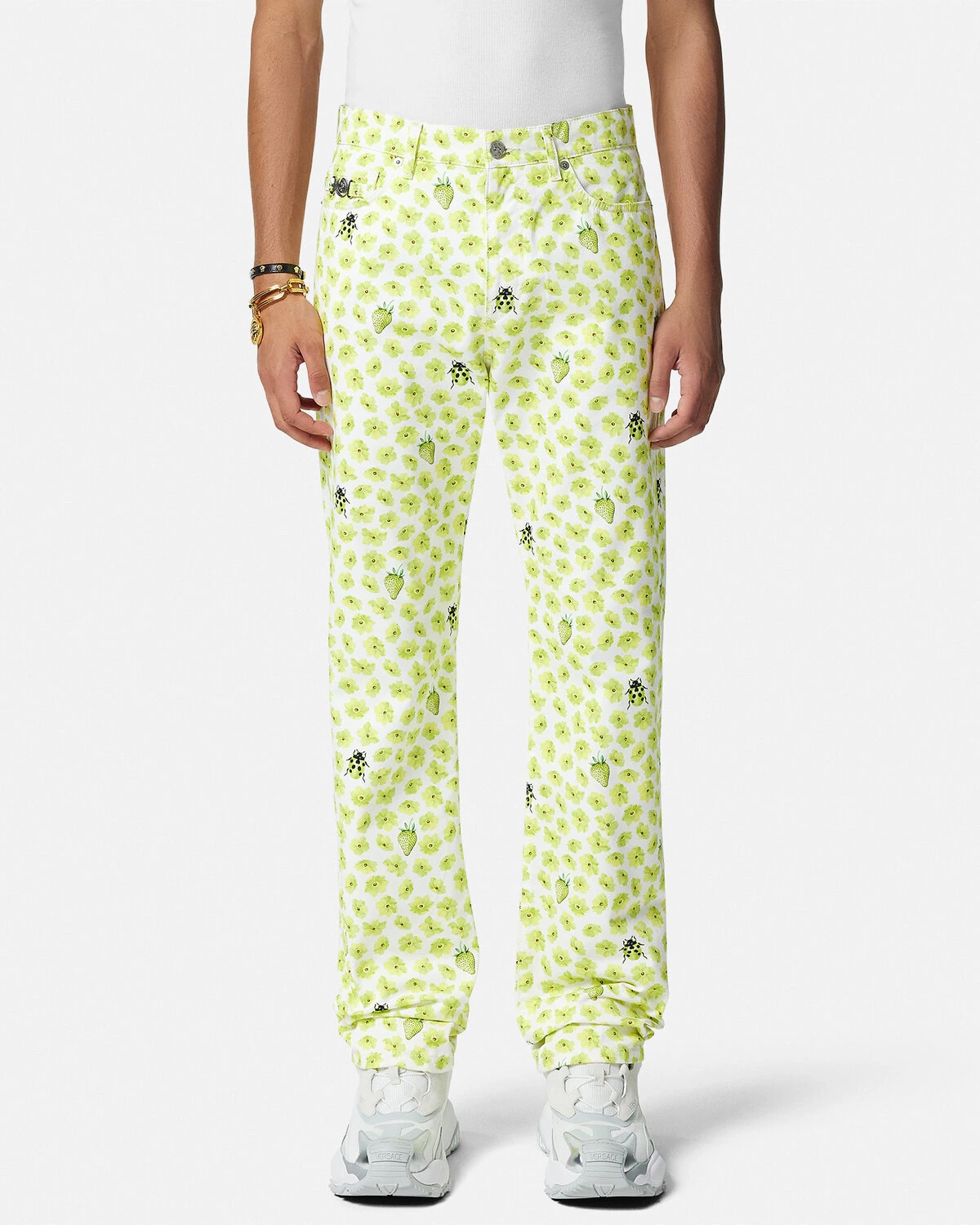Strawberry Garden Loose-Fit Jeans - 4
