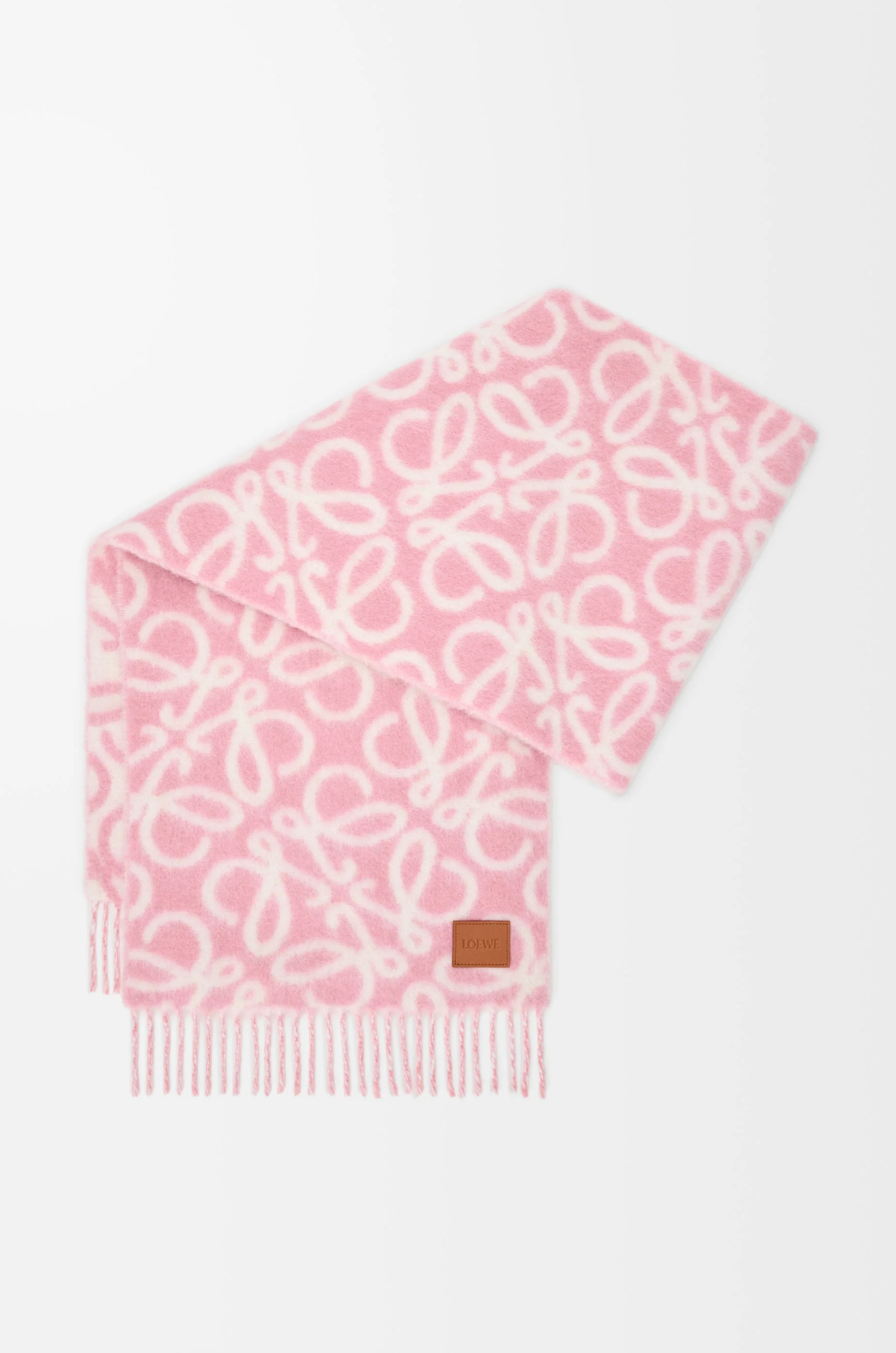 Anagram scarf in alpaca and wool blend - 1