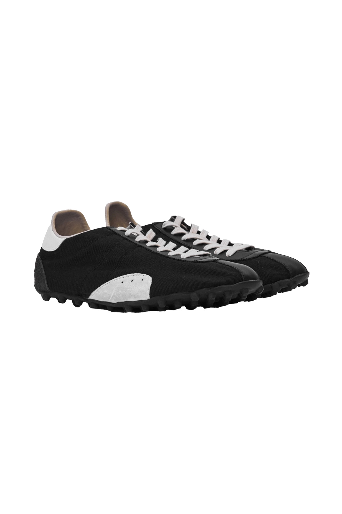 Maison Margiela Sprinters Low Top Sneakers - Womens Black - 2