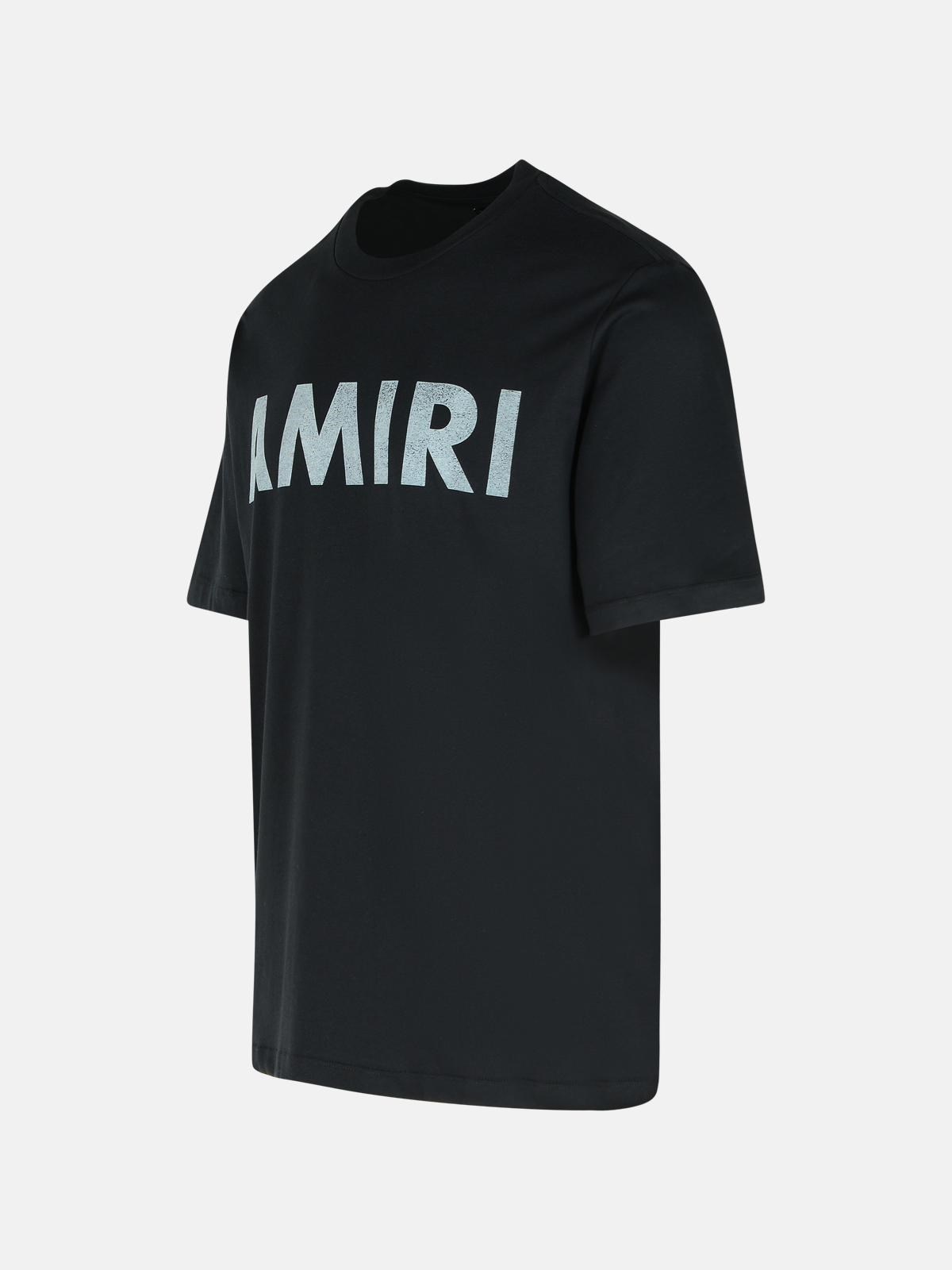 BLACK COTTON T-SHIRT - 2