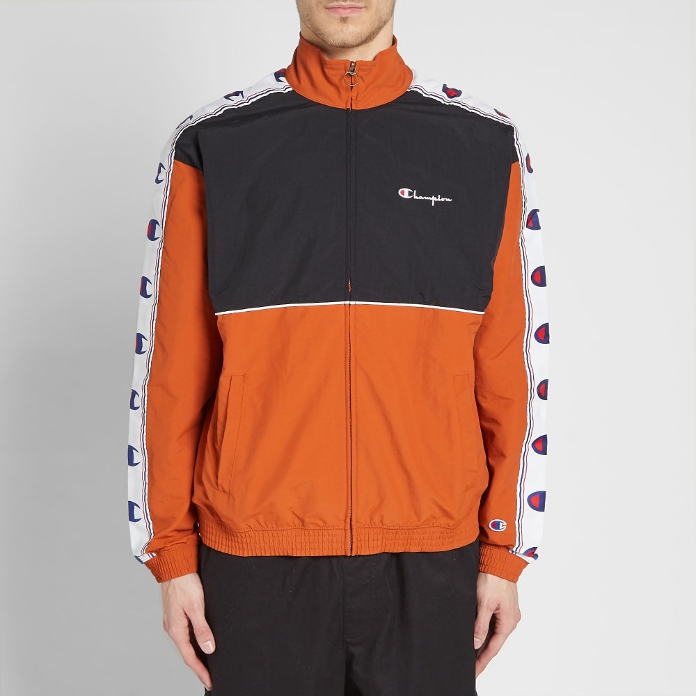 Champion Reverse Weave Tape Sleeve Track Top - 4