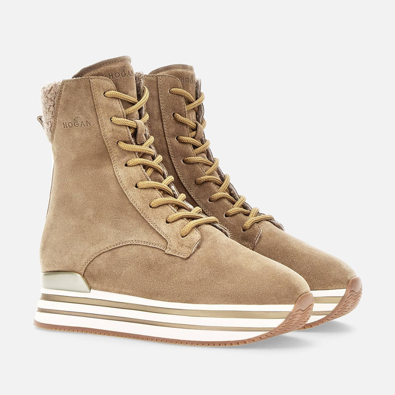 Ankle Boots Hogan Midi H222 Brown 2