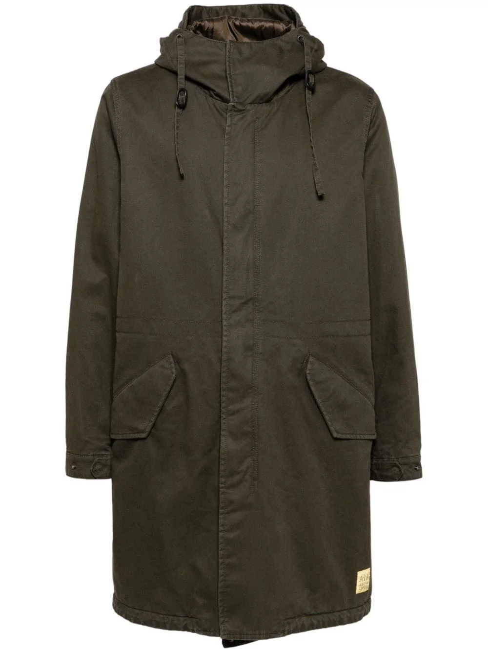 gabardine parka - 1
