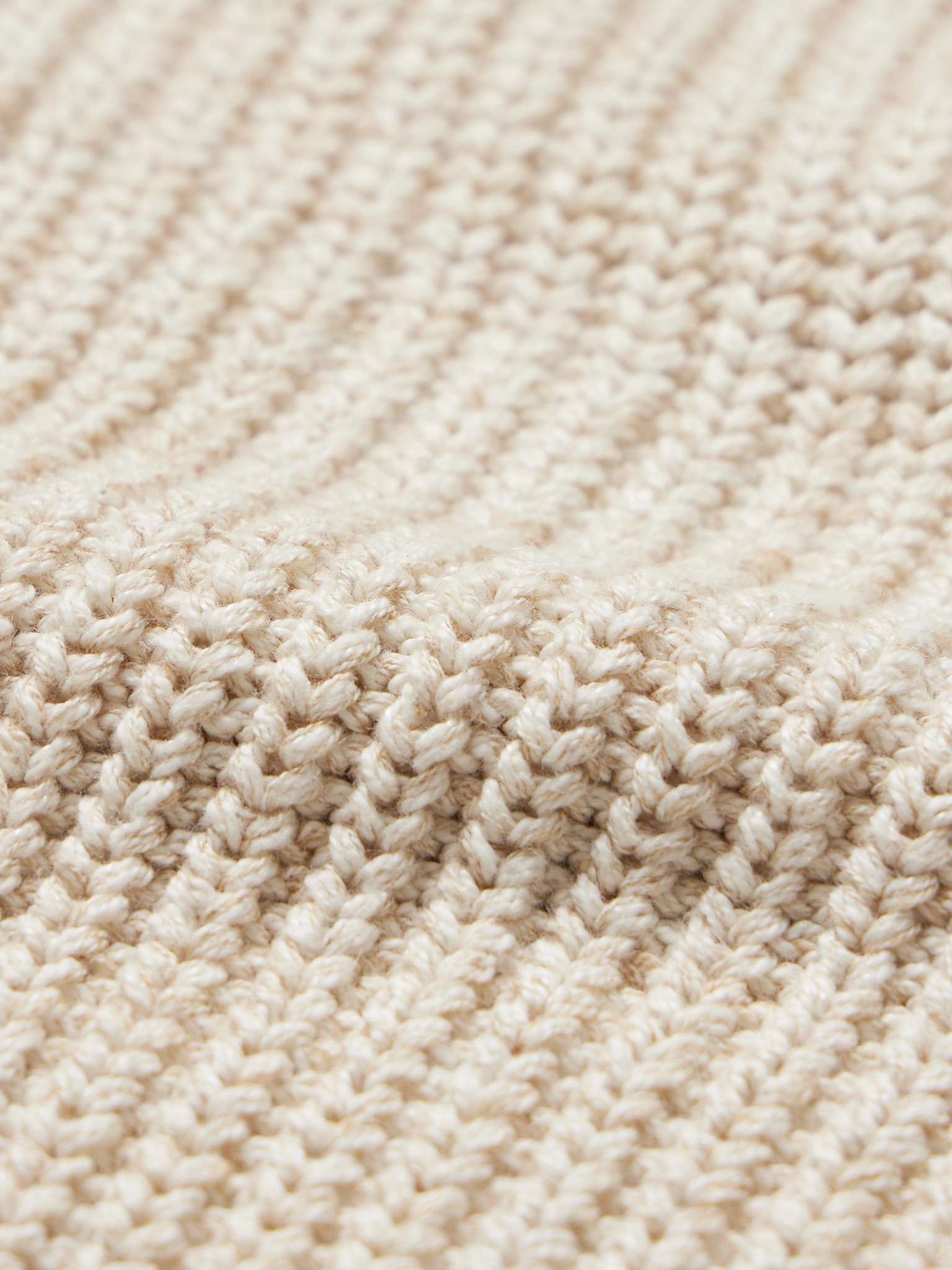 Ribbed Linen and Cotton-Blend Sweater - 4
