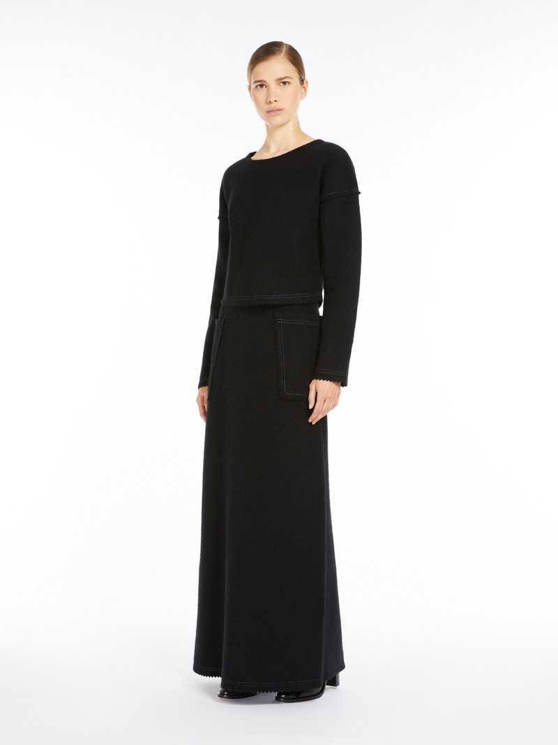 Max Mara CRESPO Wool and cashmere cropped jumper outlook