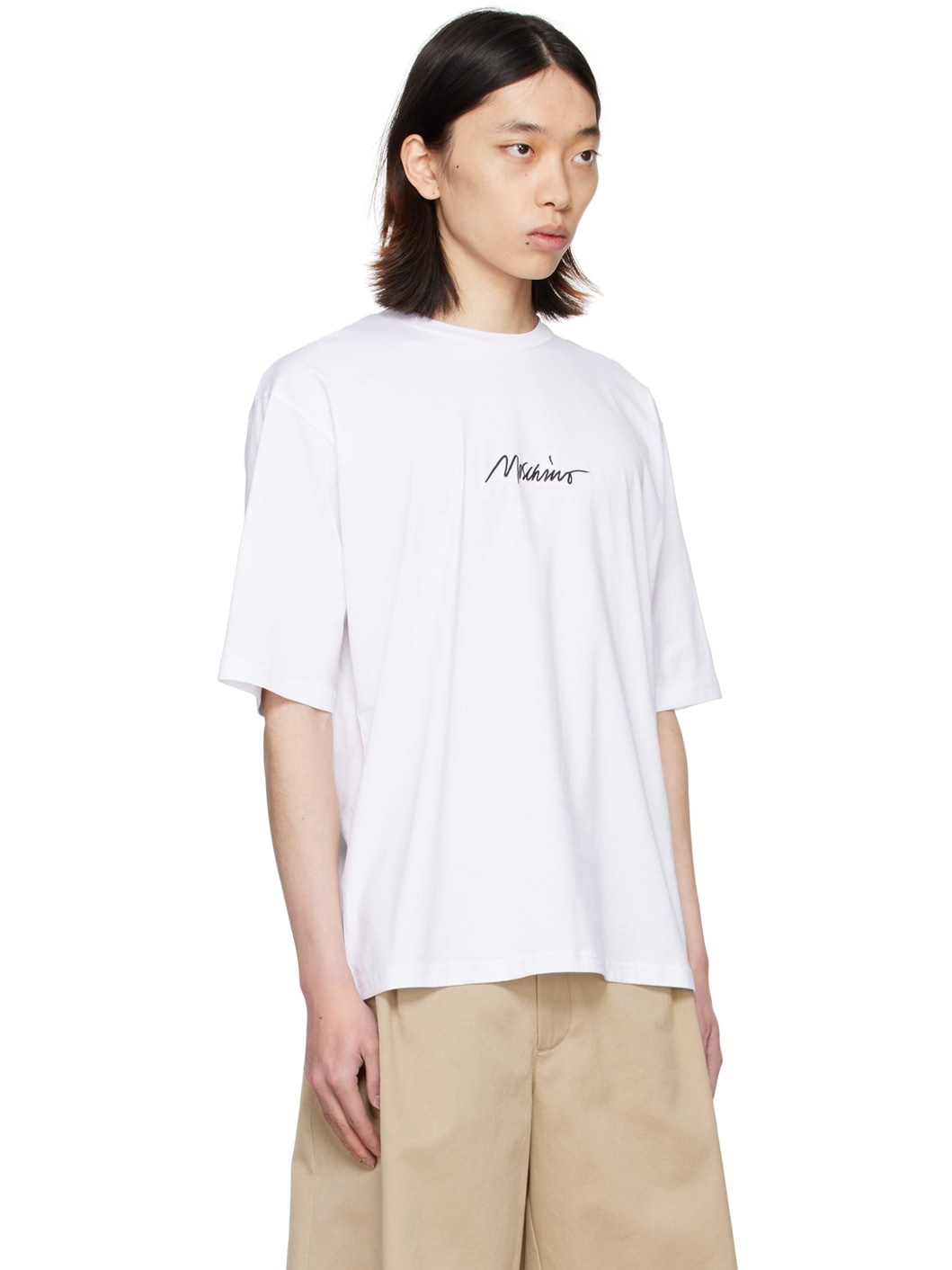 White Embroidered T-Shirt - 2